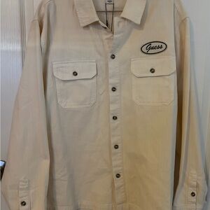 Guess‎ Off-White Casual Shirt